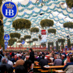 Hofbrau beer tent at Munich Oktoberfest
