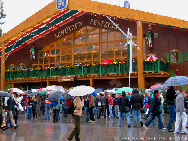 Lowenbrau beer tent at Munich Oktoberfest