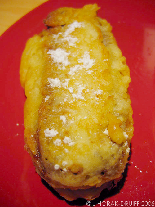 Deep fried mars bar