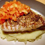 Seared tuna with a red pepper & clementine salsa – and dining out in Johannesburg and Port Elizabeth
