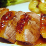 Duck breast in orange sauce