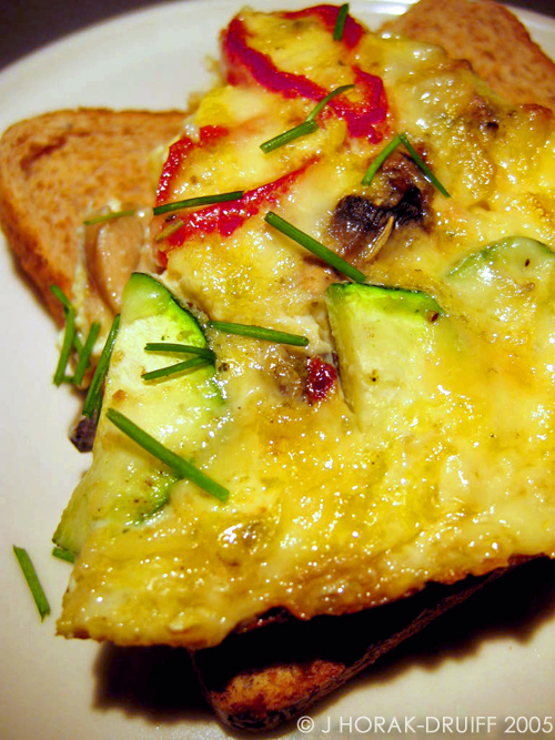 Frittata slice