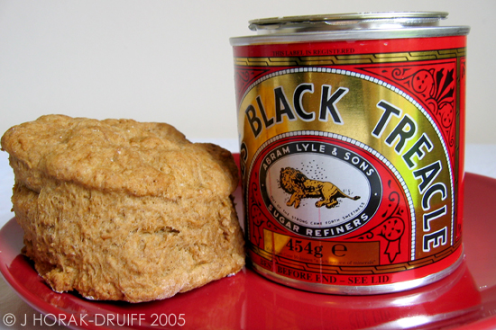 Black treacle scones