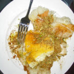 Steam-fried Egg with Dukkah, Tahini, Balsamic & Lemon for EoMEoTE #6
