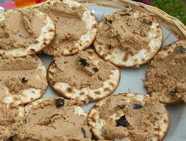 Foie gras crackers