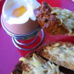 Boiled egg and toast soldiers