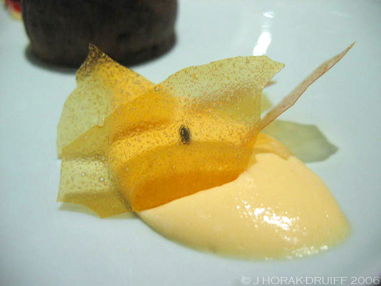 The Fat Duck apricot yoghurt