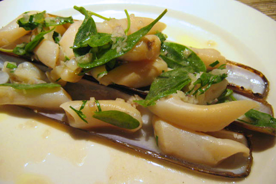 Razor clams