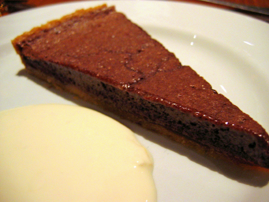 Chocolate tart