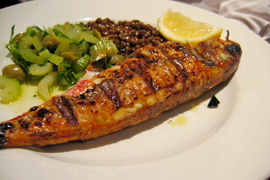 Moro restaurant grilled whole fish