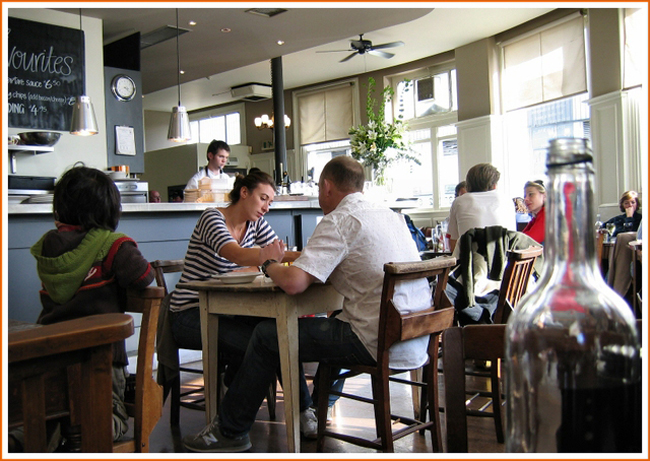 Lots Road pub 7 dining room interior