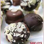 Amarula cream and caramel fleur de sel chocolate truffles for SHF#25