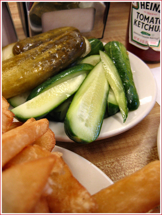 Pickles at Katz's Deli, New York