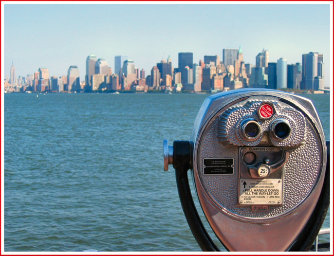 View of Manhattan from Liberty Island