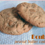Double peanut butter cookies