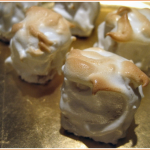 Mini lemon meringue “baked Alaskas” for  SHF#24