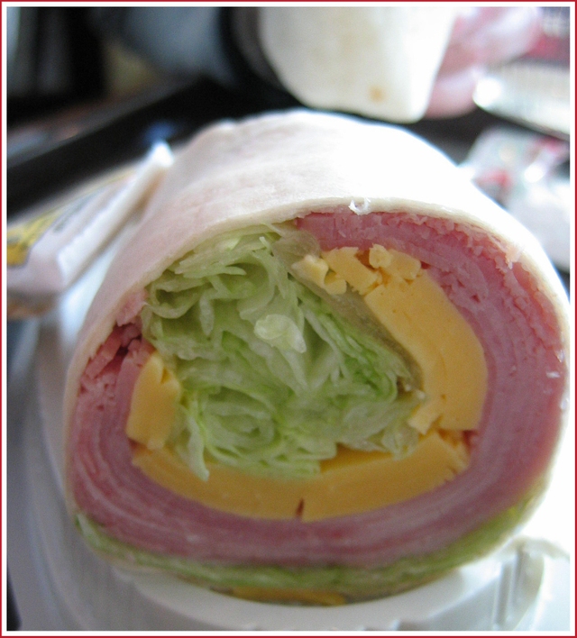 Ham & cheese wrap