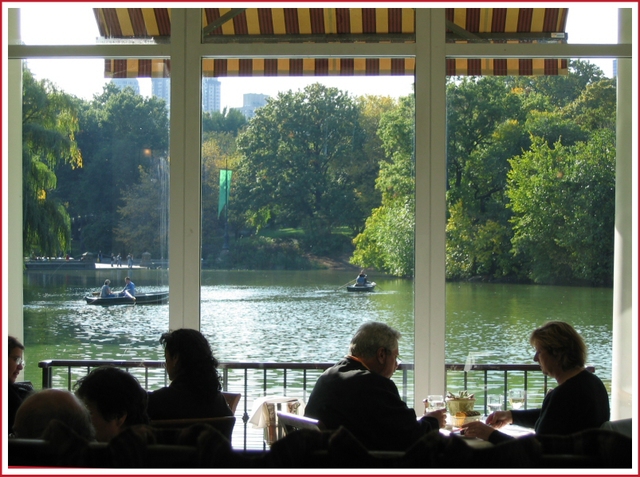 NYC Central park Boathouse restaurant