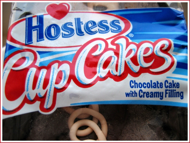 Hostess cupcakes packaging