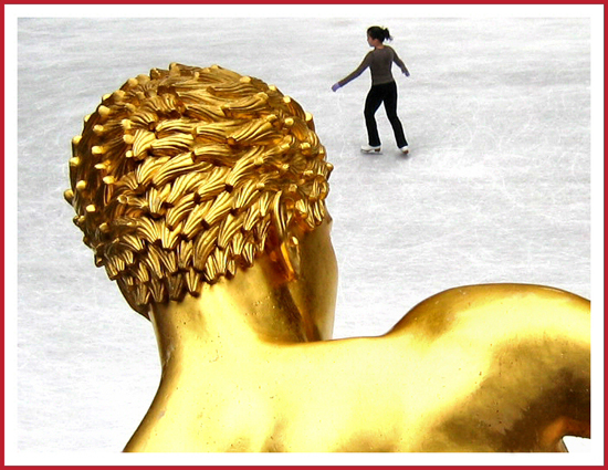 Rockefeller ice skater