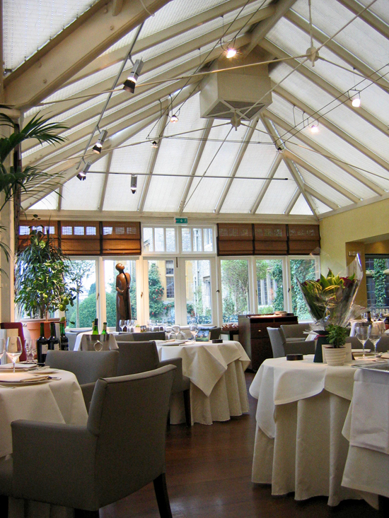 Le Manoir a Quat Saisons conservatory