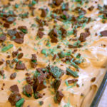 Peppermint Crisp fridge tart