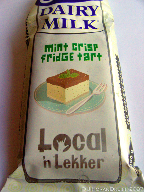 Cadbury's Mint Crisp fridge tart chocolate