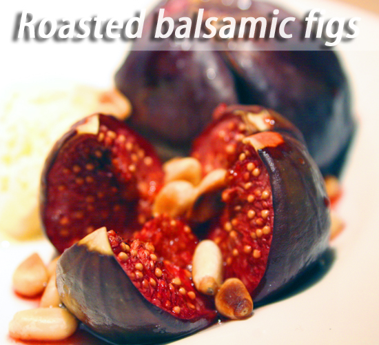 Roasted figs