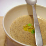 Homemade mushroom soup