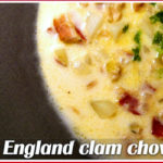 New England clam chowder