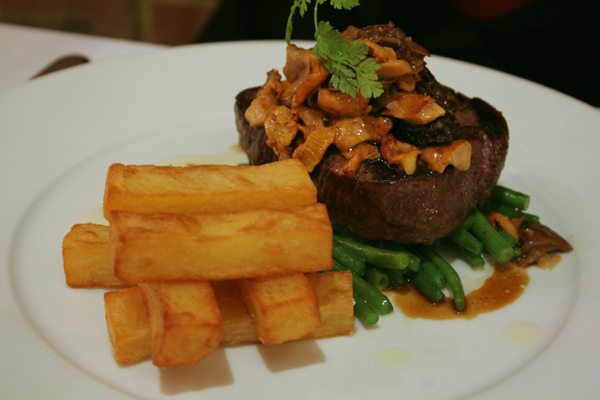 Wagyu steak and chips