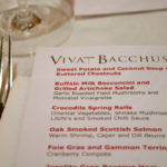 Vivat Bacchus restaurant menu