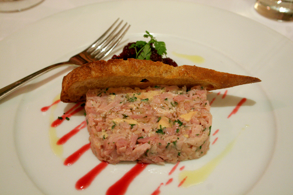 Gammon & foie gras terrine