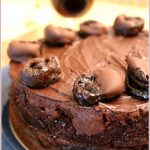Chocolate, prune and armagnac cake (gluten-free)