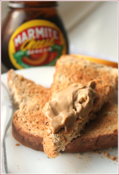 Toasted Cheese and Marmite Sandwich