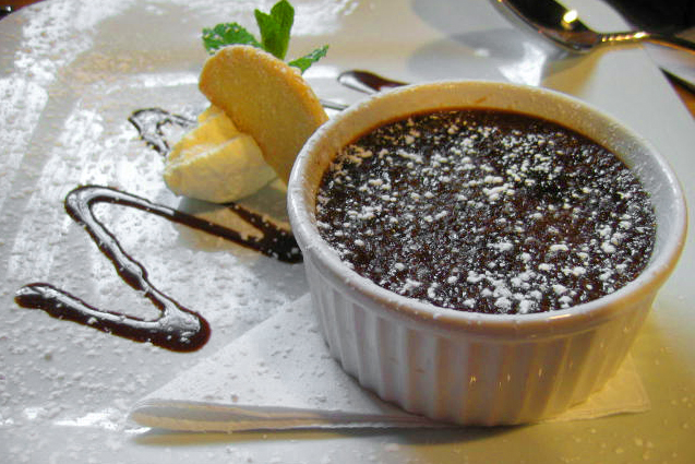 Chocolate creme brulee