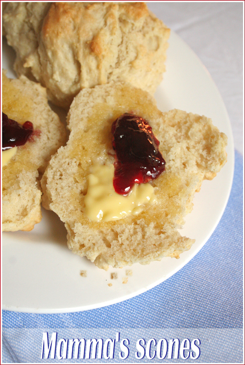 Scones with jam