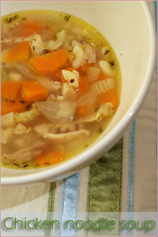 Chicken noodle soup