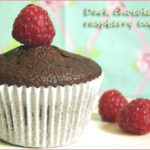 Sinful dark chocolate & raspberry cupcakes