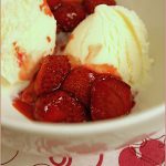 Roasted strawberries – c’mon, everybody’s doing it!