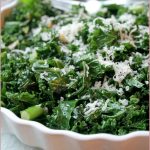 Sautéed curly kale with garlic & Parmesan – and lunch for a new mum