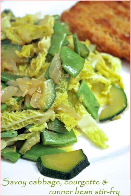 Savoy-cabbage-courgette-runnerbean-stirfry