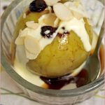 Quick “volcanic” apples