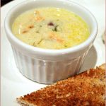 Smoked salmon and dill chowder