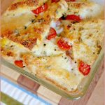 Savoury-caprese-bread-butter-pudding