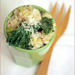 Curly kale risotto for winter’s last gasp