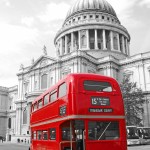 London Routemaster red bus © J Horak-Druiff 2009