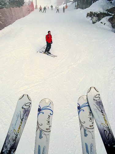 View from a chair lift