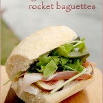 Brie, fig, Parma ham & rocket baguettes for our Henley Regatta picnic