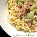 ChorizoBroadbeanPasta